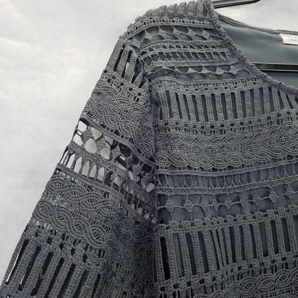 Gray Lace Women Top - Picture 7 of 16